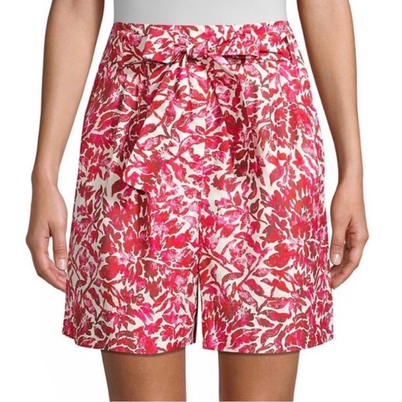 MaxMara Pants - NEW WEEKEND MAX MARA FLORAL PRINT HIGH-WAISTED BERMUDA SHORTS